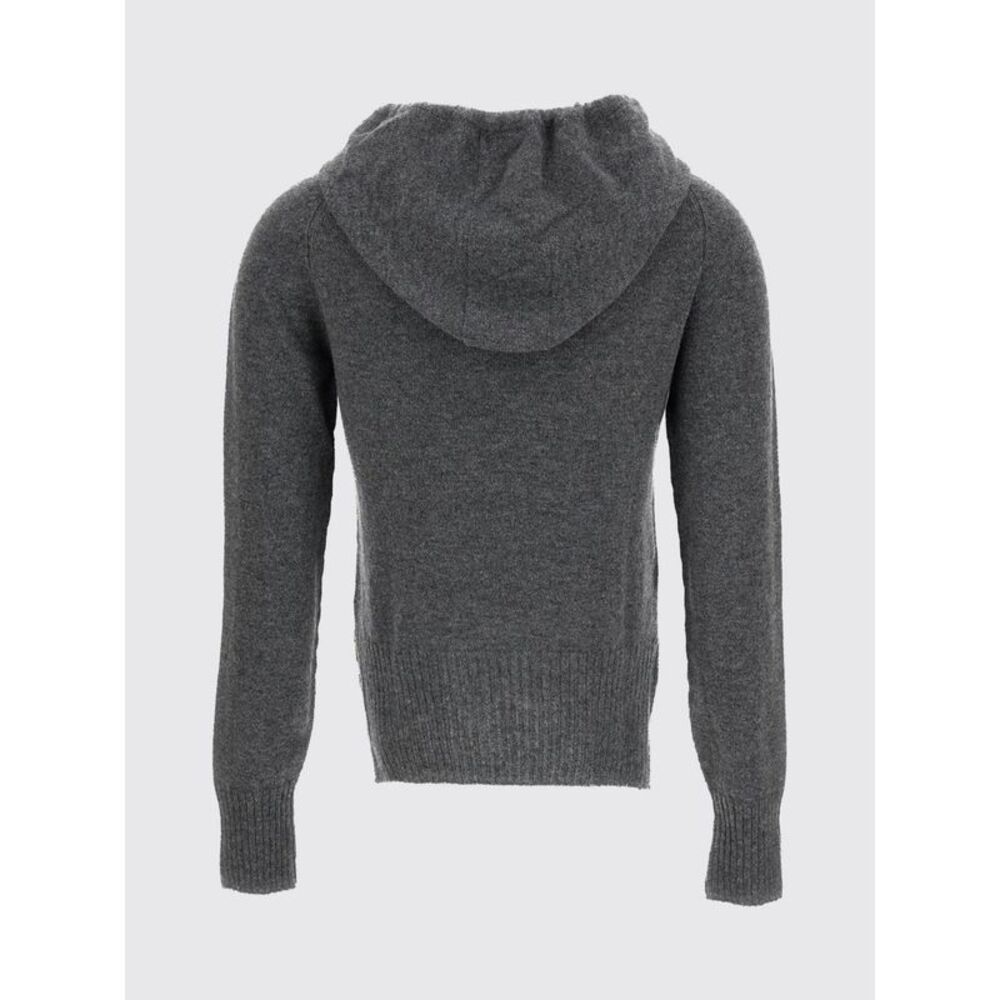 Simone Rocha Women Simone Rocha Knitted Hoodie In Pure Cashmere With Rhinestones - Picture 3 of 4